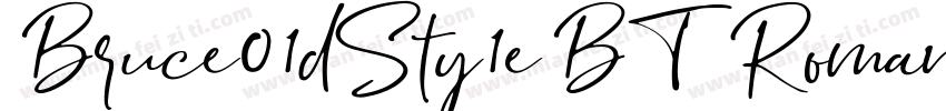 Bruce01dSty1eBT Roman字体转换